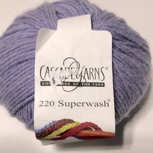 1 BALL CASCADE YARN  220 yards.  100% SUPERWASH  Wool